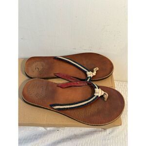Hollister flip flops thin hard soles size 8?